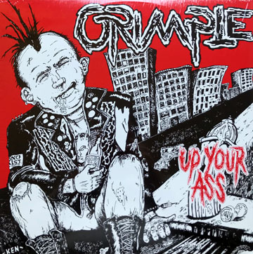 GRIMPLE "Grimple Up Your Ass" LP (Prank) Red Vinyl REISSUE